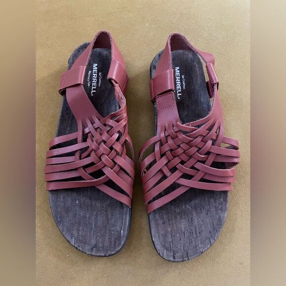 Merrell Redwood Strappy Sandals Slingback 10 - Picture 1 of 6